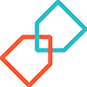 Icon of two chain links in the shape of houses